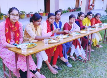 Students having Lunch 2