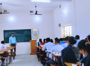 Students in Viva Exam Hall