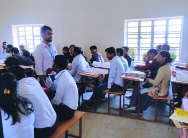 Student giving Their Viva Exam 2