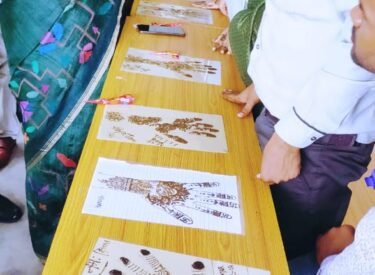 Mehndi Design made by Students 2